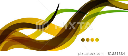 Abstract background - transparent overlapping wavy lines on white pattern. Vector Illustration For Wallpaper, Banner, Background, Landing Page Abstract background - transparent overlapping wavy lines on white pattern. Vector Illustration For Wallpaper, Banner, Background, Landing Page 81881884