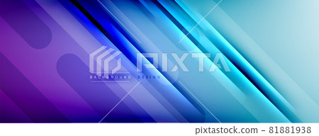 Abstract background. Shadow lines on bright shiny gradient background. Abstract background. Shadow lines on bright shiny gradient background. 81881938
