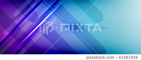 Abstract background. Shadow lines on bright shiny gradient background. 81881939