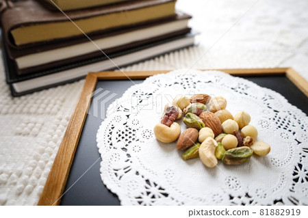 Mixed nuts and books Mixed nuts and books 81882919