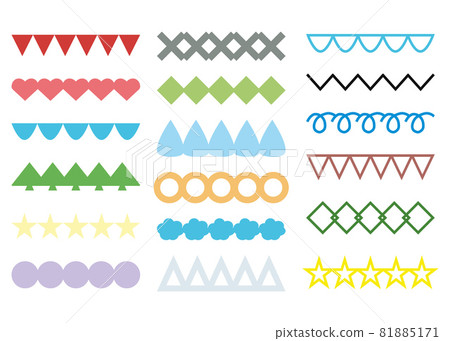 Various decorative lines 81885171