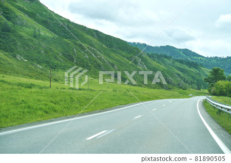 Vacation roadtrip landscape. Altai mountains. Multa region. Vacation roadtrip landscape. Altai mountains. Multa region. 81890505