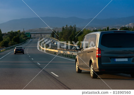 The A1 motorway, locally referred to as the Nicosia-Limassol highway. Cyprus 81890560