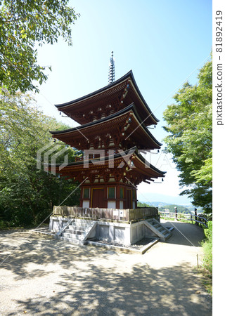 奈良縣岡田三重塔飛鳥村 81892419