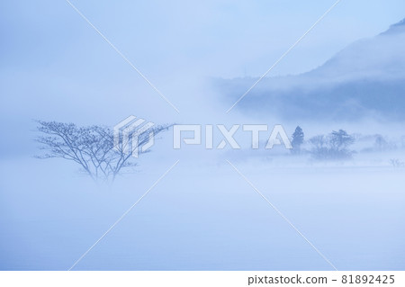 里山雪景（平山高原） 81892425