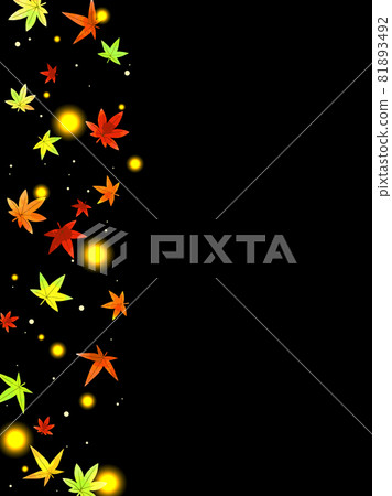 Autumn leaves illustration background Autumn leaves illustration background 81893492