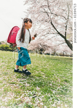 New first grader of elementary school New first grader of elementary school 81894713