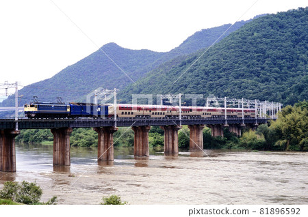 1998 EF651131 Sunrise 285系列牽引性能試驗列車上三洋線 81896592