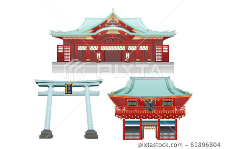 Kanda Myojin Torii Romon Main Hall 81896804