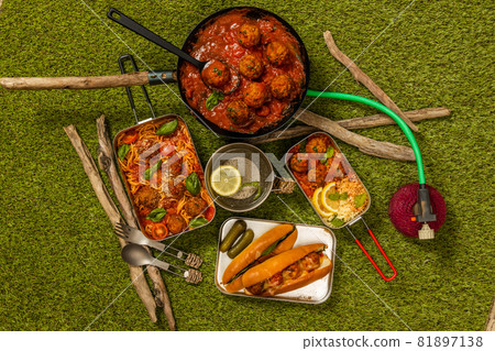 意大利食品肉丸配番茄醬 意大利食品肉丸配番茄醬 81897138