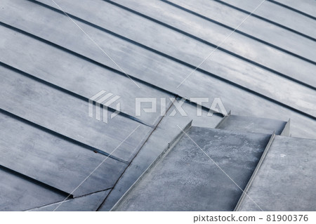 Metal roof of an old living house Metal roof of an old living house 81900376