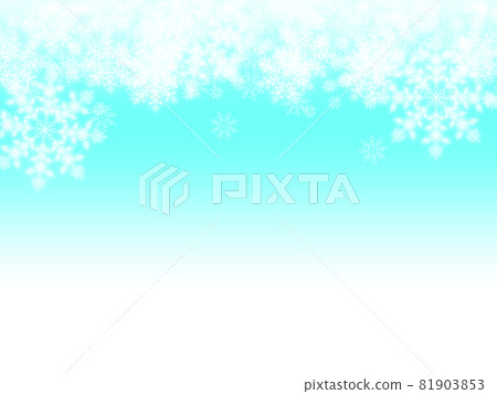 Snowflake motif background material 81903853