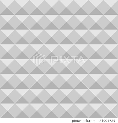 Acoustic foam wall, soundproofing. Seamless geometric vector pattern. Pyramid texture 81904785