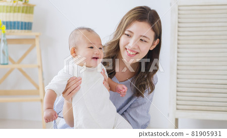 Smiley baby and mom (family, family, childcare, parenting) Smiley baby and mom (family, family, childcare, parenting) 81905931