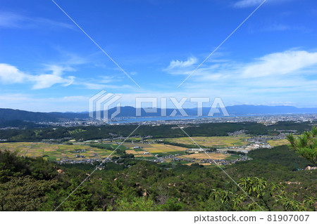 Rural scenery seen from the Konan Alps 81907007