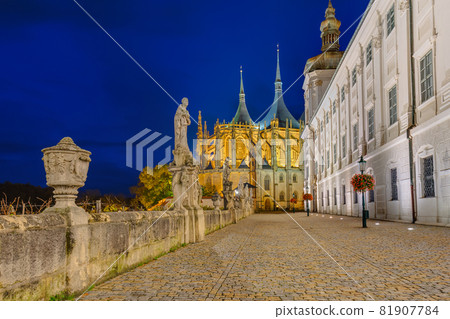 St Barbara church in town Kutna Hora - Czech Republic 81907784