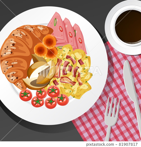 Healthy breakfast set on the table Healthy breakfast set on the table 81907817