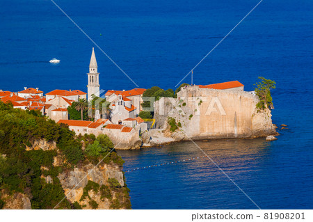 Old Town in Budva Montenegro 81908201