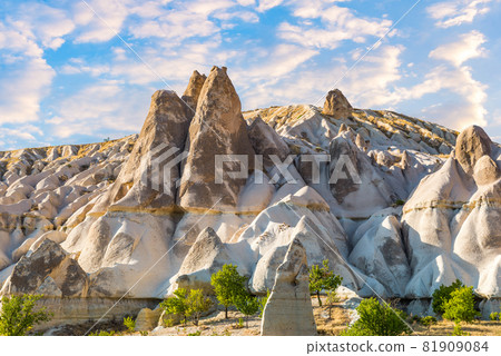 White mountains in Cappadocia 81909084
