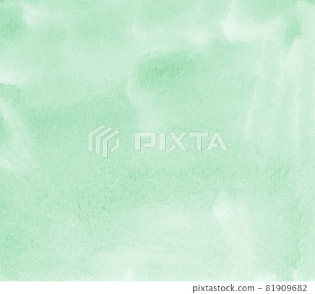 Abstract green watercolor on paper texture as background 81909682