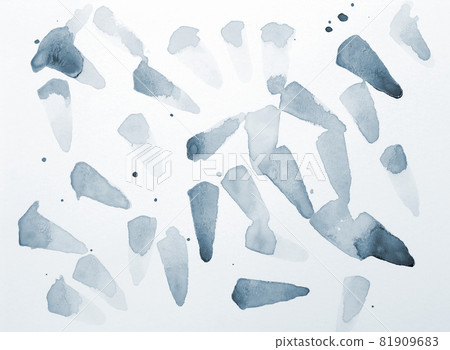 Abstract grey watercolor on paper texture as background Abstract grey watercolor on paper texture as background 81909683