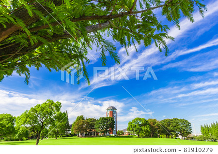 戶田川公園、農業文化公園、綠意盎然的廣闊草坪廣場<愛知縣名古屋市> 81910279