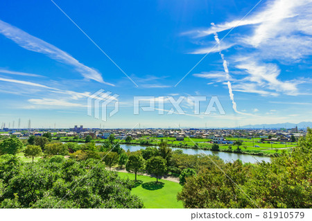 從展望台戶田川公園眺望<愛知縣名古屋市> 81910579