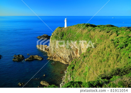 [Kochi Prefecture] Cape Ashizuri under clear skies 81911054