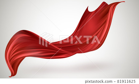 Red flying fabric Red flying fabric 81911625