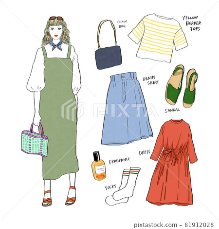Coordination hand-drawn illustration 81912028