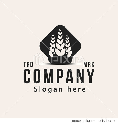 Agriculture wheat vector icon design vector illustration 81912318