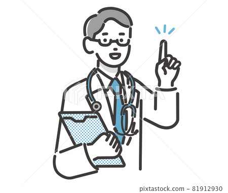 醫生矢量插畫素材/藥劑師/醫生為患者講解 醫生矢量插畫素材/藥劑師/醫生為患者講解 81912930