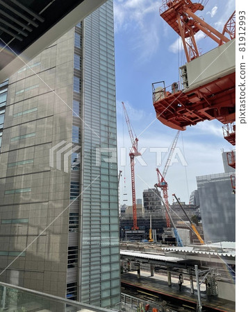Shibuya station square redevelopment September 2021 81912993