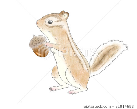 水彩画 原画 栗鼠 水彩画 原画 栗鼠 水彩画原画 江ノ電・七里ヶ浜小動岬付近走る