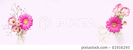 Mainly pink bouquet image material 81916293