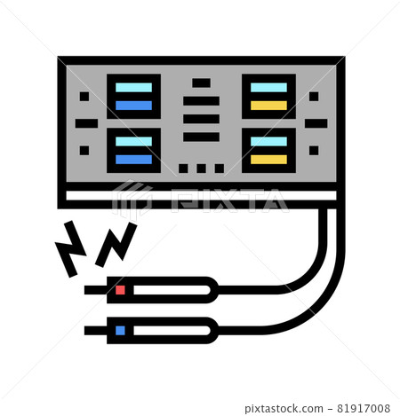 electrosurgery hospital electronic equipment color icon vector illustration electrosurgery hospital electronic equipment color icon vector illustration 81917008