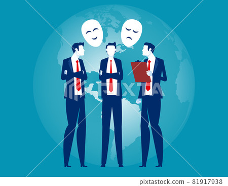 Business people and social change. Business team communication, Meeting 81917938