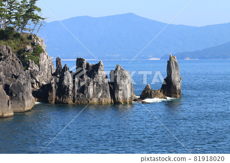 Scenery of Kesennuma Karakuwa Peninsula, Ogama Hanzo Oriishi 81918020