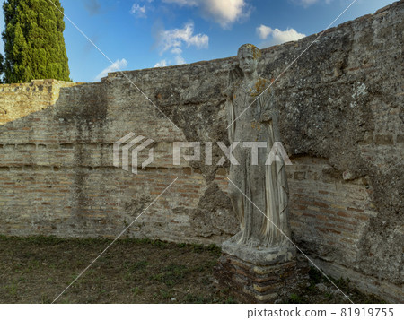 old ancient ostia archeological ruins old ancient ostia archeological ruins 81919755