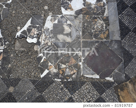 old ancient ostia archeological ruins 81919787