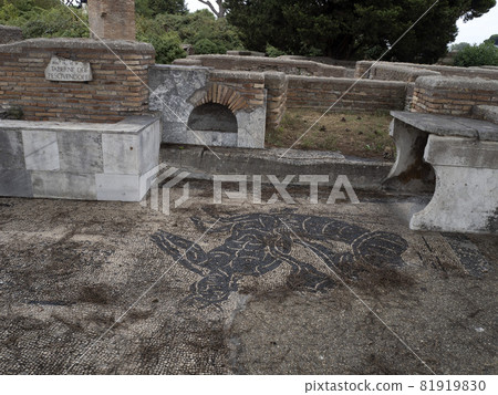old ancient ostia archeological ruins old ancient ostia archeological ruins 81919830