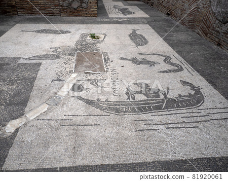 envy house mosaic old ancient ostia archeological ruins 81920061