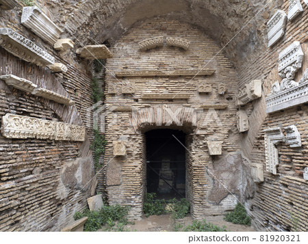 theater old ancient ostia archeological ruins theater old ancient ostia archeological ruins 81920321