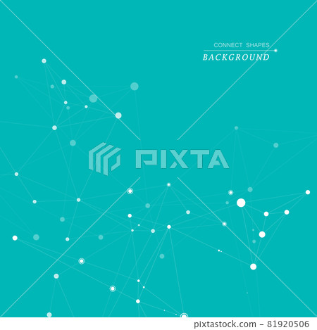 Technology network connect with points and lines. Science creative background Technology network connect with points and lines. Science creative background 81920506