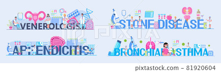 Pulmonologist, cardiologist, nutritionist medical templates set vector. Pulmonologist, cardiologist, nutritionist medical templates set vector. 81920604