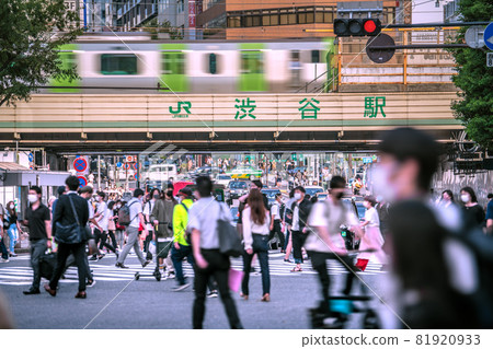 Impact of a 84% decrease in the Tokyo cityscape of Japan ・ The amount of antibody in 6 months ... Even if the declaration is extended, Shibuya will have a big explosion of people = September 13 81920933