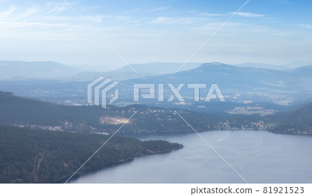 Aerial View of Vancouver Island from the top of Mt. Maxwell. Aerial View of Vancouver Island from the top of Mt. Maxwell. 81921523