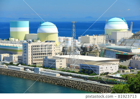 【愛媛縣】晴空下的伊方核電站 81923713