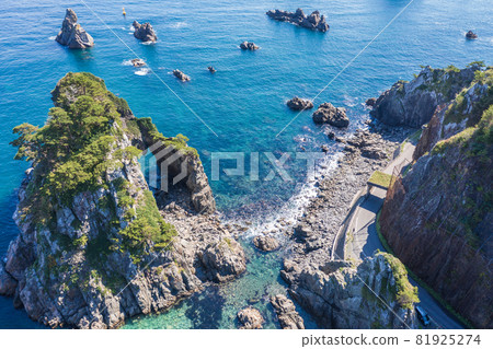 鳥瞰“岩手縣”久治市小袖海水浴場 81925274