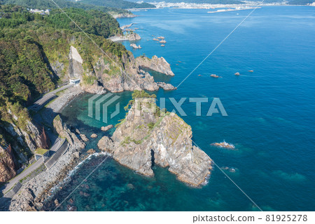 鳥瞰“岩手縣”久治市小袖海水浴場 81925278